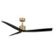 Modern Forms Fans Spinster Indoor or Outdoor Smart Ceiling Fan 3000K LED in Soft Brass/Matte Black FR-W2404-60L-SB/MB - alternate 6